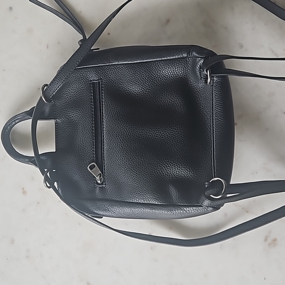 The Sak Black Pebbled Leather Loyola Mini Backpack - Picture 3 of 12